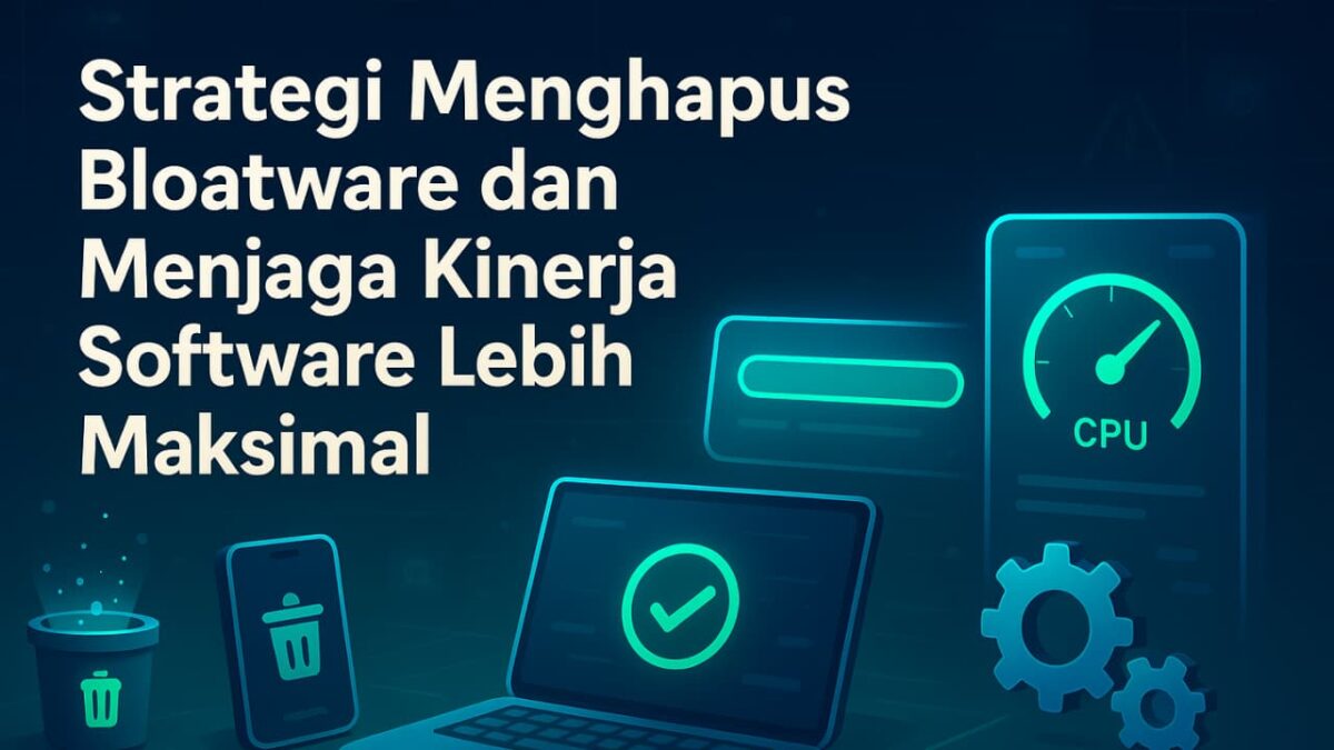 Strategi Menghapus Bloatware dan Menjaga Kinerja Software Lebih Maksimal